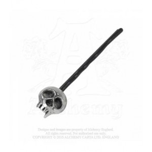 Skully Hair Grip - Black